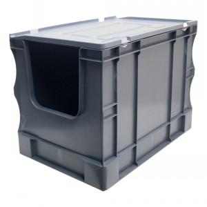 Heavy Duty Stacking Euro Box 60cm 90 Litre Open Front